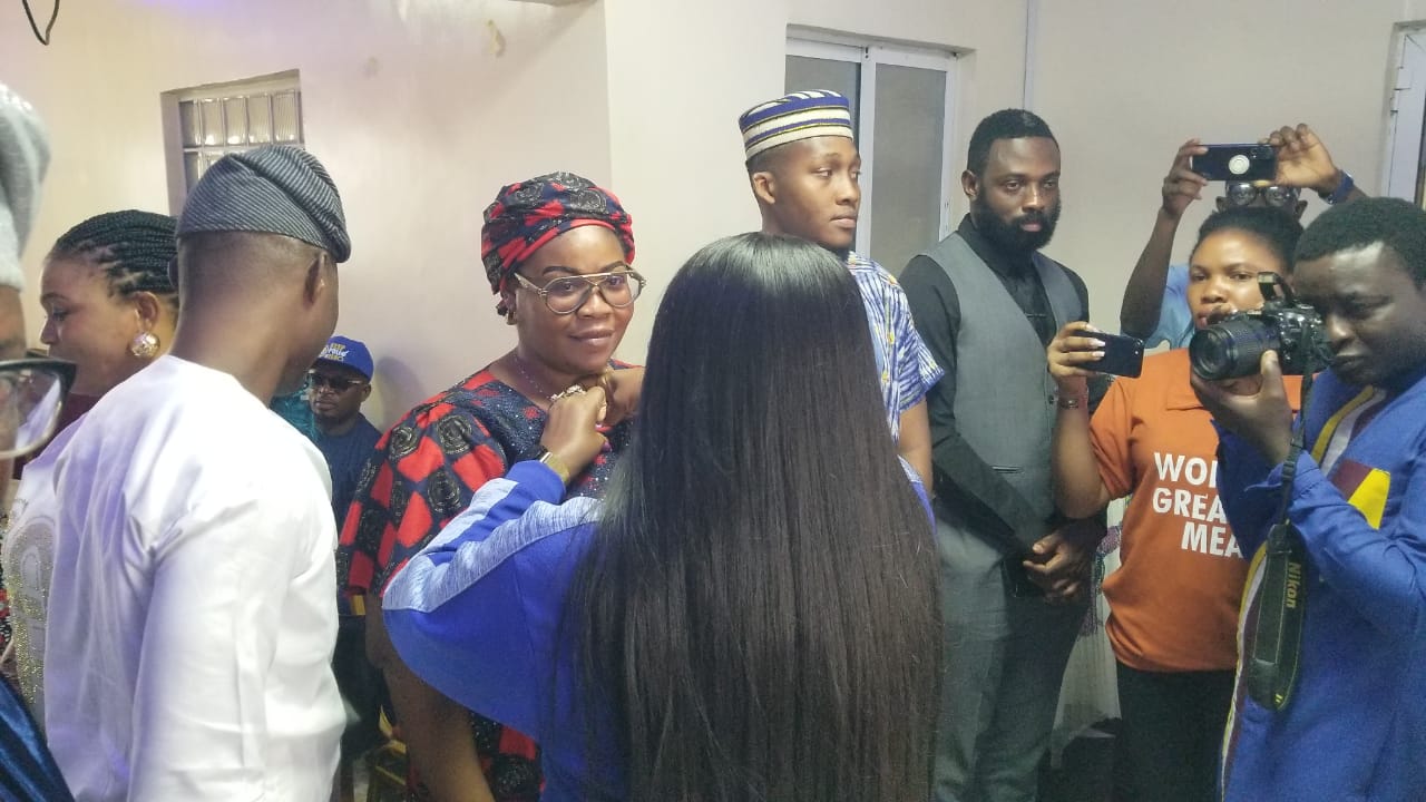 DG inducted Ebunoluwa Felicia into Rotary International